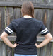 6937 Fine Jersey T-Shirt with Sleeve Stripes