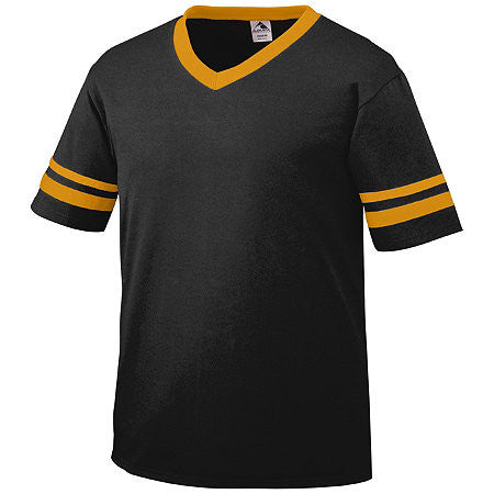 360 V-Neck Sleeve Stripe Jersey