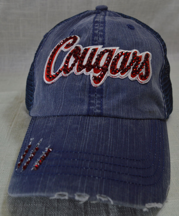 Cooper Cougars - Rhinestone Cap