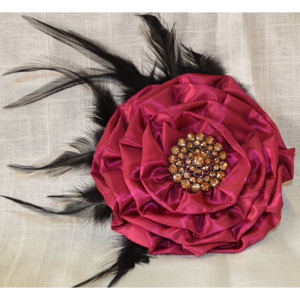 Flower - Hot Pink/Brown/Black