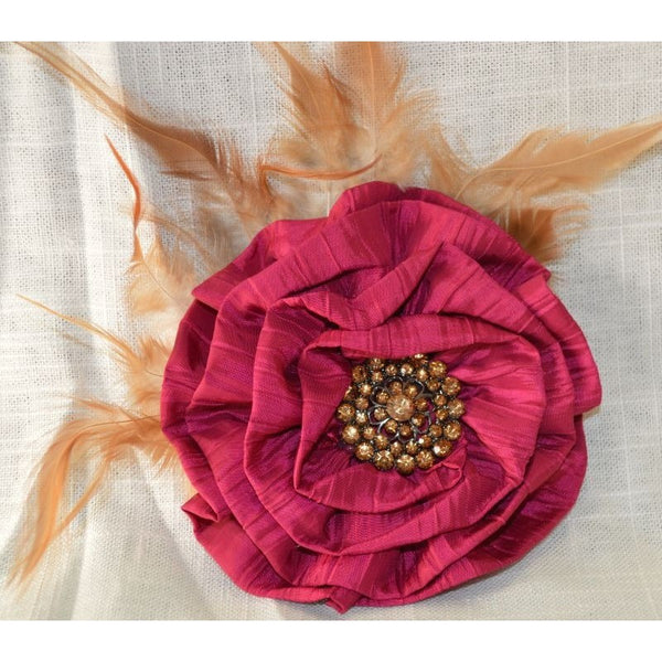 Flower - Hot Pink/Brown/Brown