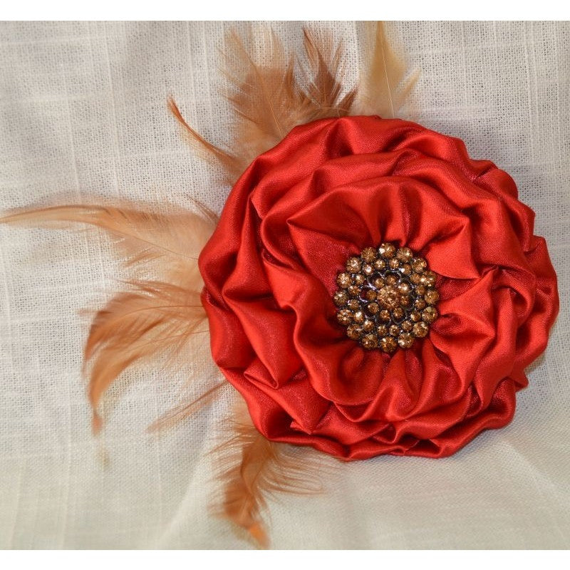 Flower - Red/Brown/Brown