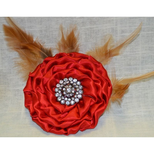 Flower - Red/Clear/Brown