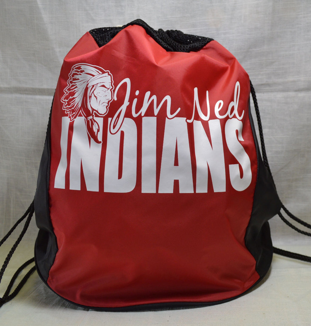 Jim Ned Indians - Drawstring Bag