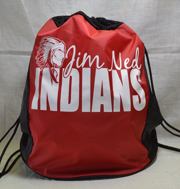 Jim Ned Indians - Drawstring Bag