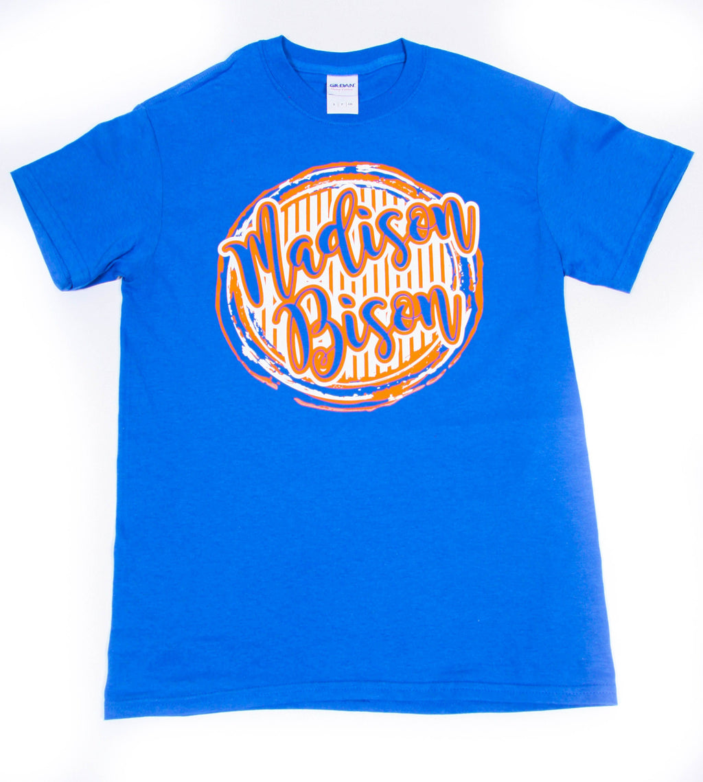 Madison Bison - Circles & Stripes T