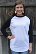 T200 3/4 Sleeve Raglan